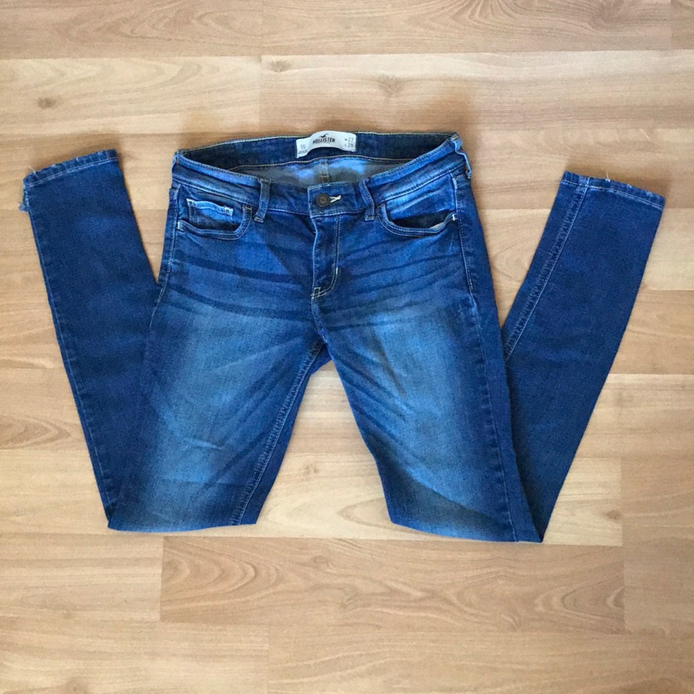 Hollister Dark Wash Skinny Jeggings